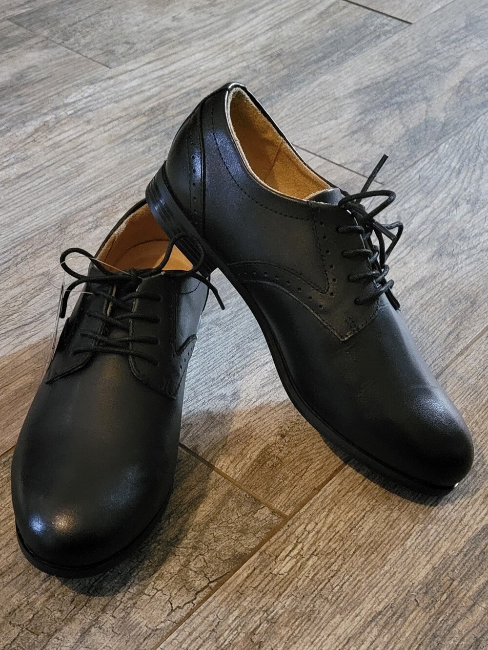SR MAX Women's Edenton MaxTRAX Oxford Dress Work Shoes Soft Toe SRM502 Black NWT